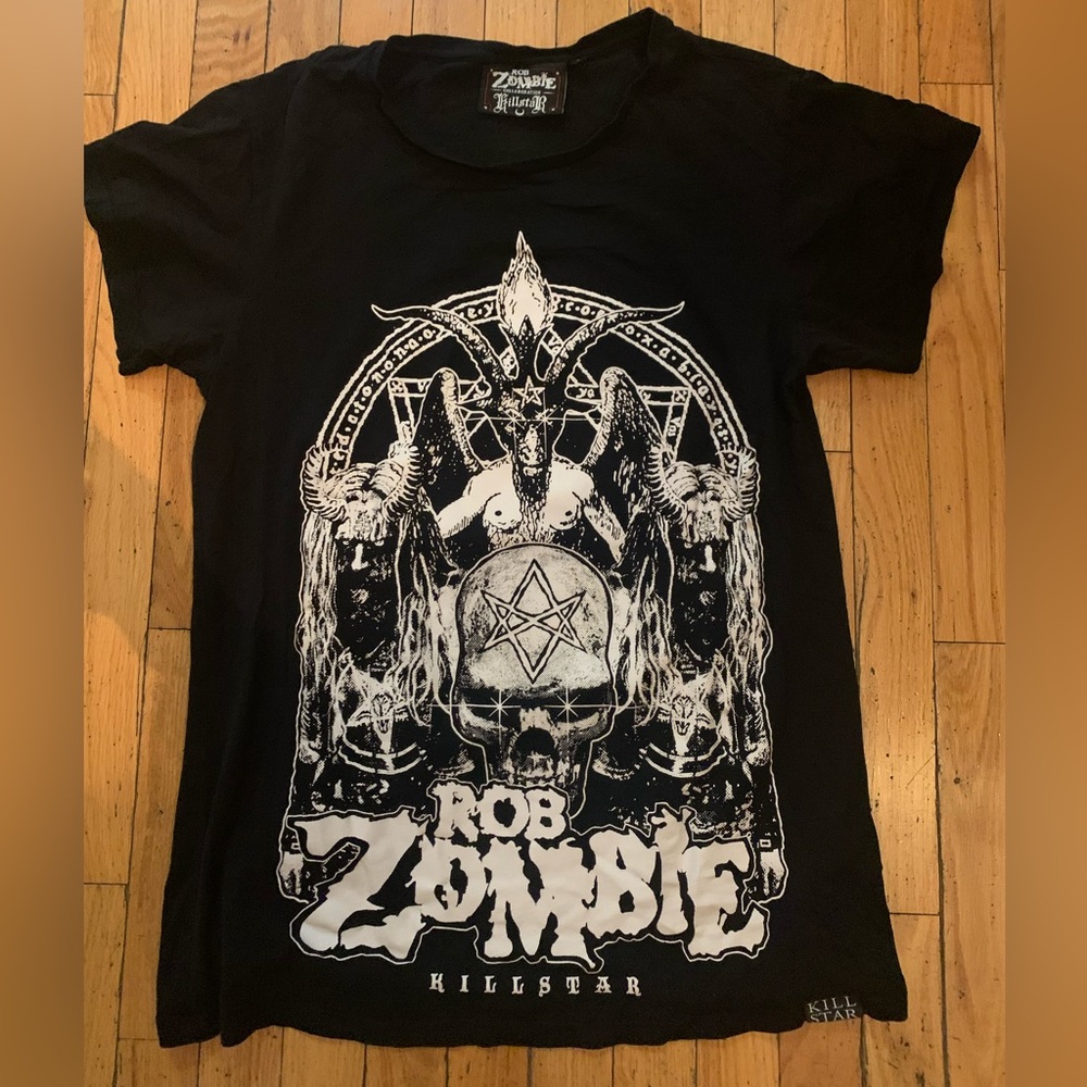 Killstar Rob Zombie Shirt. Black. Size Large.